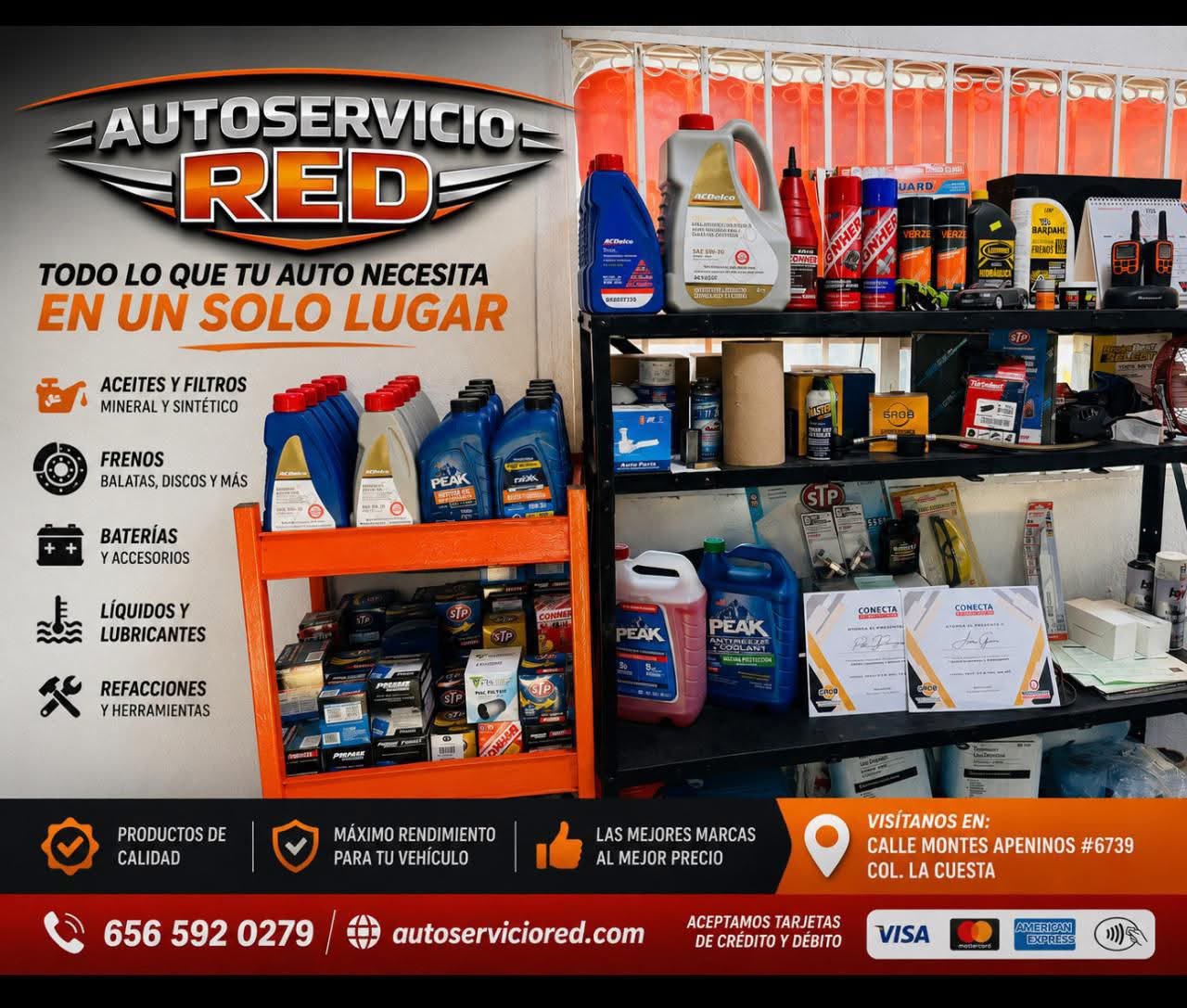 Detalle de reparación automotriz